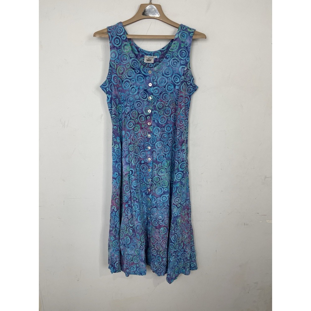 Very‎ Vineyard Womens Dress Small Beachy Coastal Blue Mermaid Marthas Vineyard